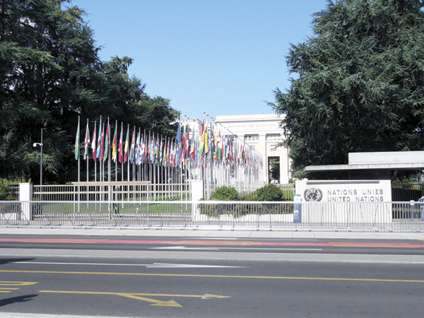 Palais des Nations in Genf (Bild thk)