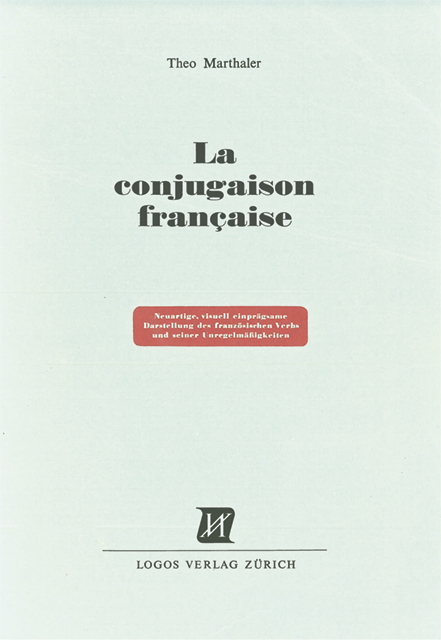 Das Konjugationsbüchlein von Theo Marthaler ist ein hervorragendes Hilfsmittel, mit dem die Schüler alle Verbformen ableiten können. Leider ist es vergriffen.