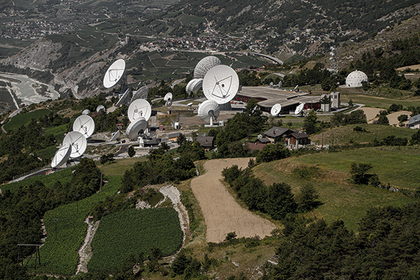 «Die monströse Anlage oberhalb des schönen Städtchens Leuk» (Bild Andreas Kaiser)