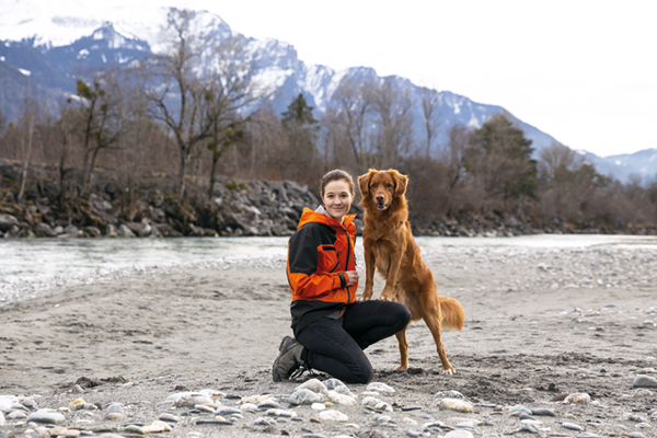 Die Geländesuche ist das Richtige für mich. Ich liebe es, mit meinem Hund in der Natur unterwegs zu sein. (Bilder Thalia Wünsche)